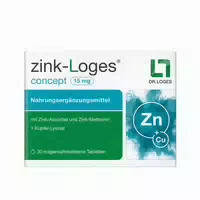 Zink Loges Concept 15 Mg 90 St Tabletten Magensaftresistent