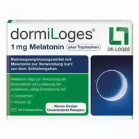 Dormiloges Melatonin Plus Tryptophan 30 St Filmtabletten