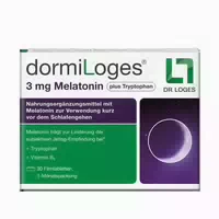 Dormiloges 3 mg Melatonin Plus Tryptophan Tabletten 30 Stück
