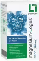 Magnesium Loges Vario 100 mg 120 Kapseln