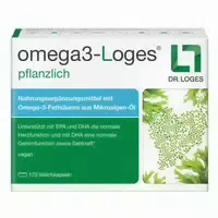 Omega3 Loges Pflanzlich Kapseln 120 St