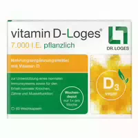 Vitamin D Loges 7 000 Internationale Einheiten Pflanzlich