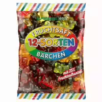 Dr Munzinger Fruchtsaftbärchen 12 Sorten 450 G