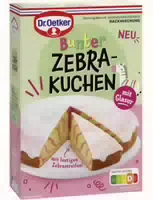 Dr Oetker Bunter Zebrakuchen