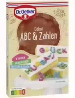Dr Oetker Dekor Abc & Zahlen