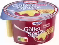 Dr Oetker Götterspeise Himbeer & Vanillesauce