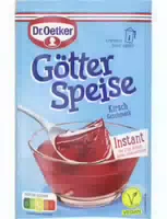 Dr Oetker Götterspeise Instant Kirsch Geschmack