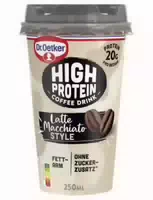 Dr Oetker High Protein Coffee Drink Latte Macciato Style