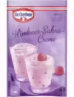 Dr Oetker Himbeer Sahne Creme
