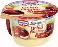 Dr Oetker Löffelglück Grießpudding & Roter Grütze