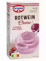Dr Oetker Rotwein Creme