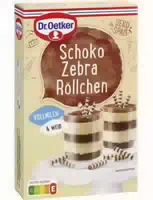 Dr Oetker Schoko Zebra Röllchen Vollmilch & Weiß