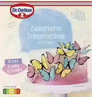 Dr Oetker Zauberhafte Schmetterlinge aus Esspapier