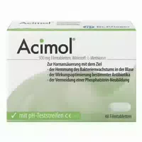 Acimol 500mg mit Ph Teststreifen 48 st Filmtabletten