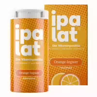 Ipalat die Vitaminpastille Orange Ingwer 40 st Pastillen