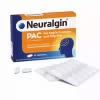 Neuralgin Pac bei Kopfschmerzen und Migräne 20 st Tabletten