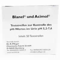 Teststreifenheft Zur Bestimmung Des Urin Ph Wertes 50 St Teststreifen