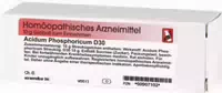 Acidum Phosphoricum D 30 10 g Globuli