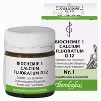 Biochemie 1 Calcium Fluoratum D 12 Tabletten 200 St Tabletten