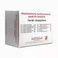 Dr Reckeweg Schüßler Salz Haus und Reiseapotheke, 12er Set 12x200 st