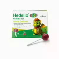 Hedelix Herbalsept Immun Lutscher Kids 6 st Bonbons