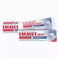 Lacalut Aktiv Zahnfleisch& Weiss Creme 2x75 ml