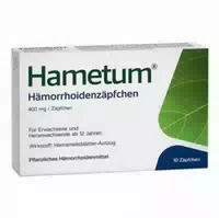 Hametum Hämorrhoidenzäpfchen 10 St