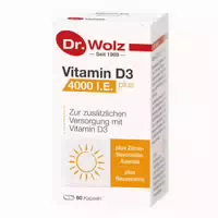 Vitamin D3 4000 I E Plus Kapseln 60 St