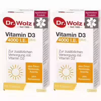 Vitamin D3 4000 I E Plus Kapseln 60 Stück