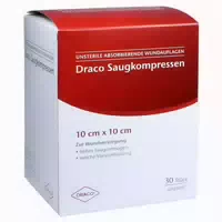 Saugkompressen Unsteril 10x10 cm Draco 30 st