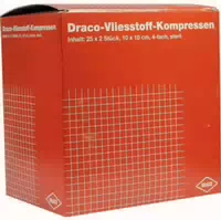 Vliesstoff Kompressen 10x10 cm Steril 4fach