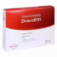Dracoelfi Elastisch Fixierbinde 4 Cmx4 m Gekreppt