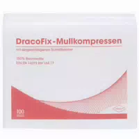 Dracofix Mullkompressen Unsteril 8fach 7,5x7,5cm