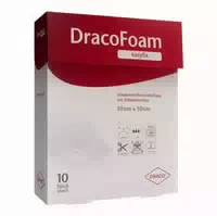 Dracofoam Easyfix Schaumstoff Wundauflage 10x10 Cm
