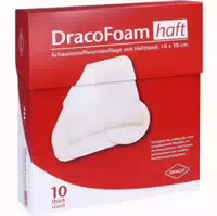 Dracofoam Schaumstoff Wundauflage 10x10 Cm 10 St Verband