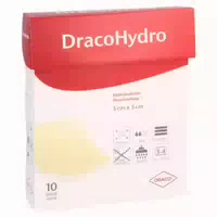 Dracohydro Hydrokoll Wundauflage 5x5 Cm 10 St