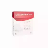 Dracohydrofaser 10x10 cm Gelbildender Faserverband