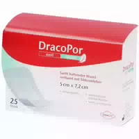 Dracopor Sensitiv 5x7,2 Cm Steril Mit Silikonkleber