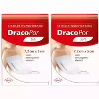 Dracopor Wundverband Soft Weiß Steril 7,2 X 5 cm