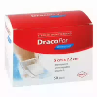 Dracopor Waterproof Wundverband Steril 5 X 7,2 cm 5 Verbände