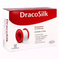 Dracosilk Rollenpflaster 2,5 Cmx5 m ohne Schutzring