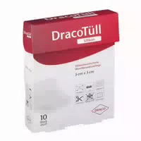 Dracotüll Silikon 5 X 5 Cm Steril
