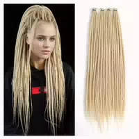Dreadlocks Crochet Haarzöpfe Göttinnen Locs Blond Single End 1 st