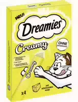 Dreamies Creamy Snack mit Käse