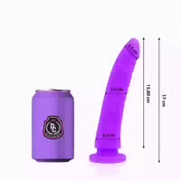 Deltaclub Silikon Dildo Lustdildo für Stimulation