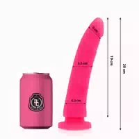 Deltaclub Silikon Dildo Lustdildo für Stimulation
