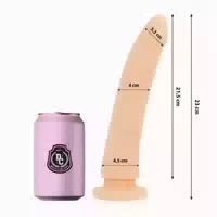 Deltaclub Silikon Dildo Lustdildo für Stimulation