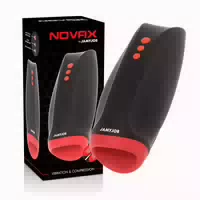 Jamyjob Novax Masturbator Mit Vibration Und Kompression 1 St
