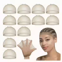 Dreamlover Wig Cap für Lace Wigs Haarnetz Transparent 12 Stü 1 st