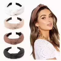 Dreshow Damen Haarreifen Mädchen 4 Stück Breite Samtstirnbän 1 st